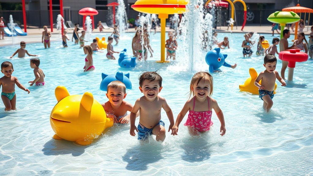 safe colorful water play