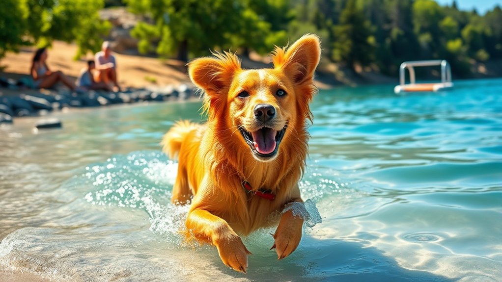 safe dog water activities