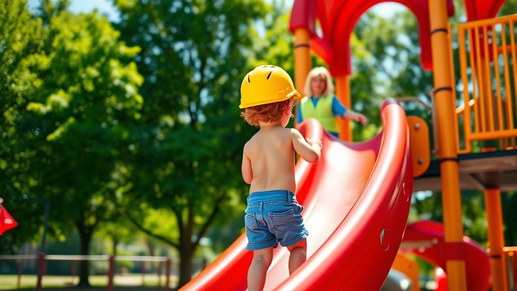 safe sliding habits demonstration