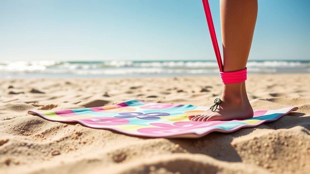 sand based stability exercises