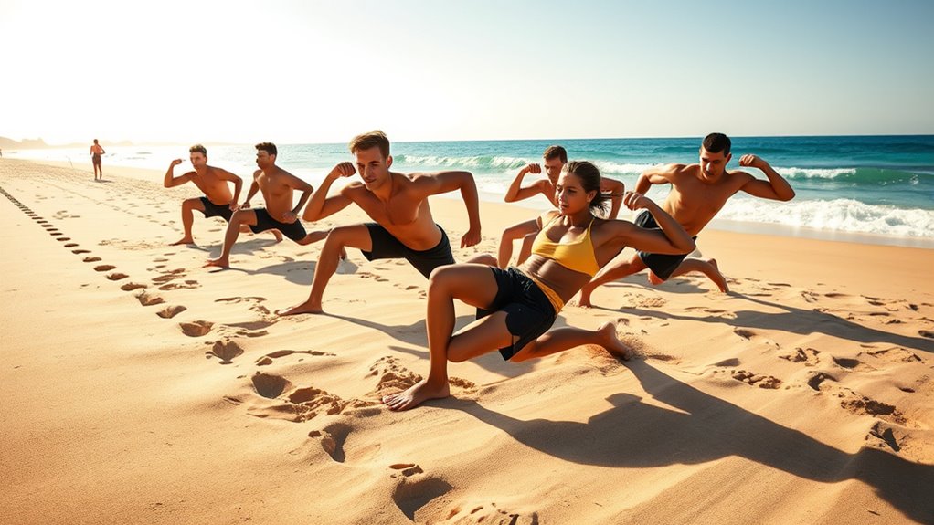 sand enhances strength training
