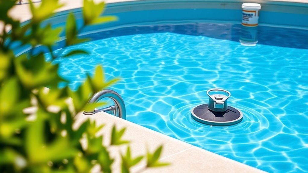 shock pool with chlorine
