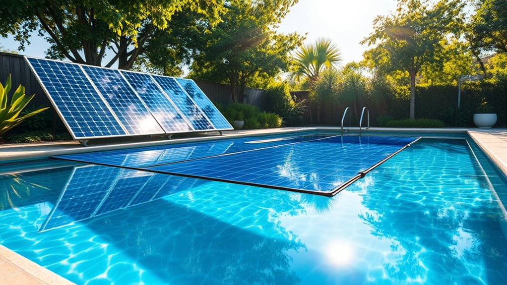 solar powered pool heating