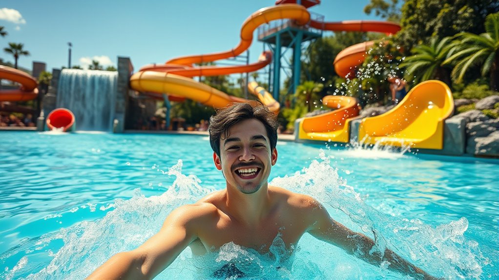 solo water park adventure