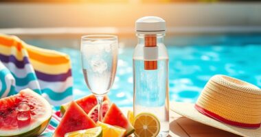 stay hydrated at beach