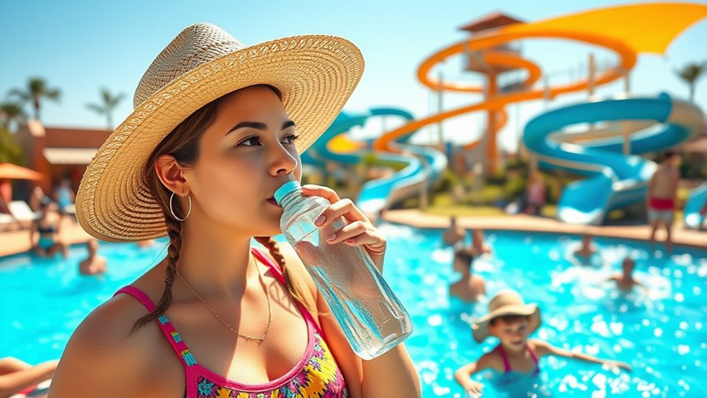 stay hydrated avoid heat
