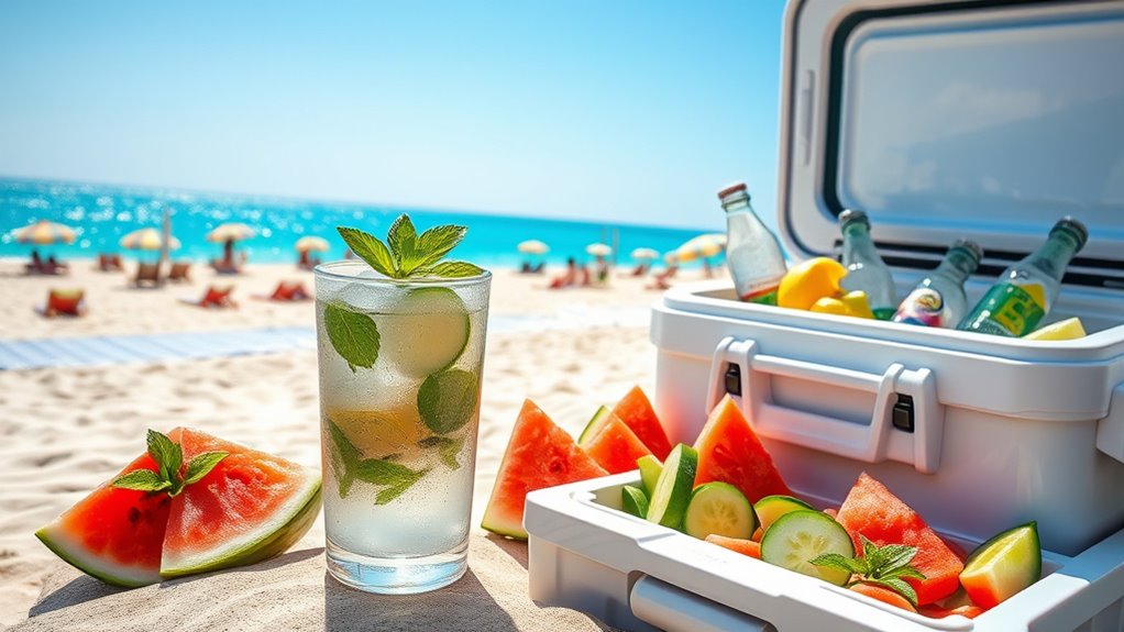 stay hydrated sun safe