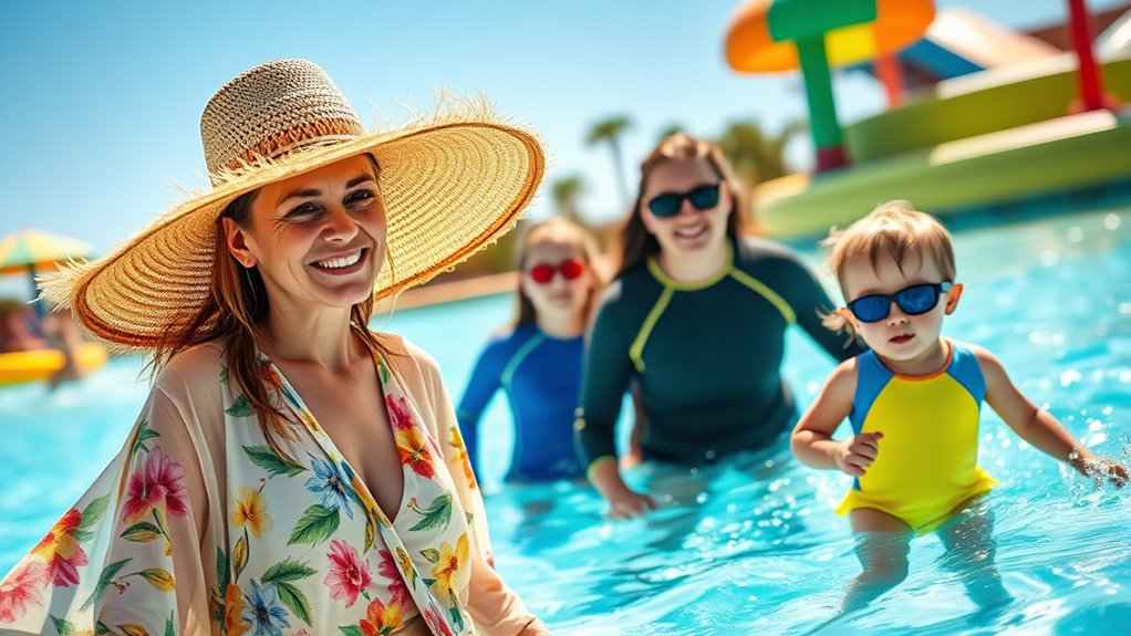 sun safe water park attire