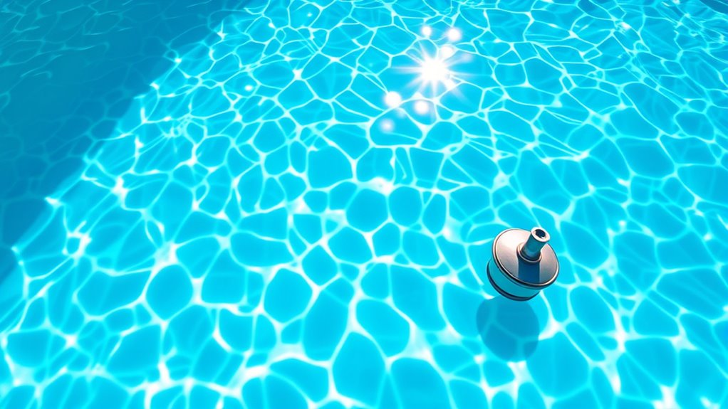 sunlight reduces pool disinfectants