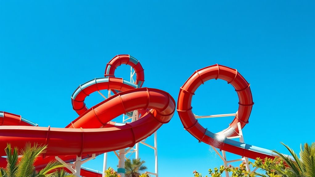 thrilling safe water slide