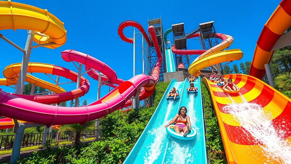 types of water slides