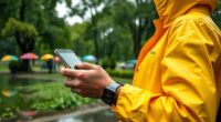 using waterproof gadgets outdoors
