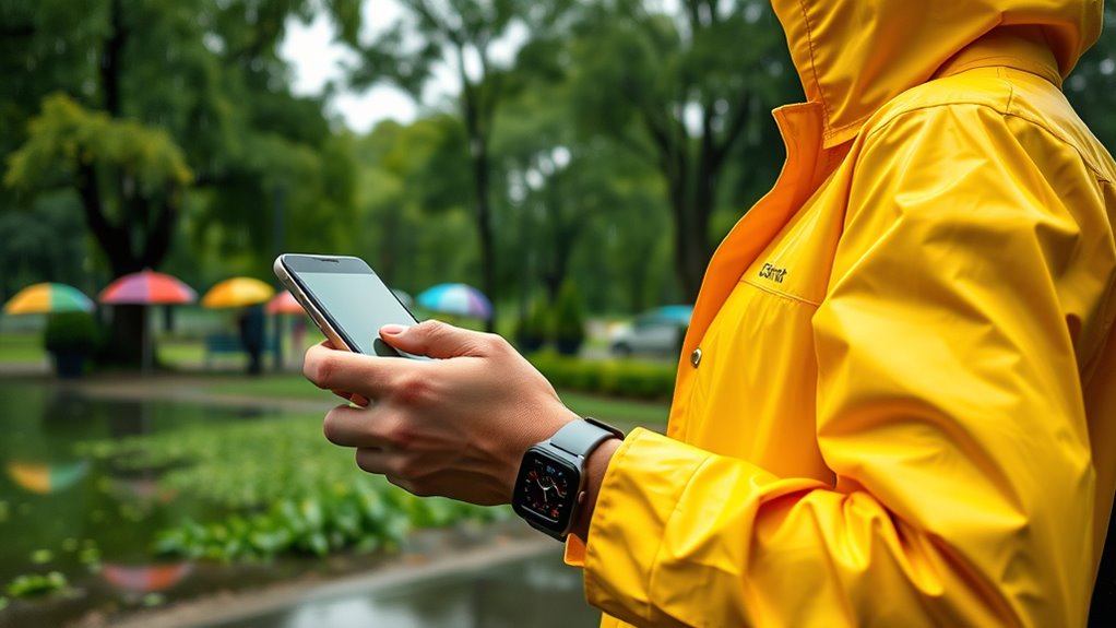 using waterproof gadgets outdoors