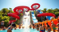 visit water park early