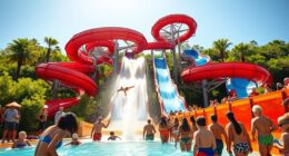 visit water park early