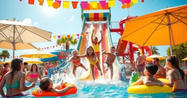 water park birthday celebration