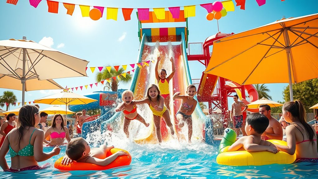 water park birthday celebration