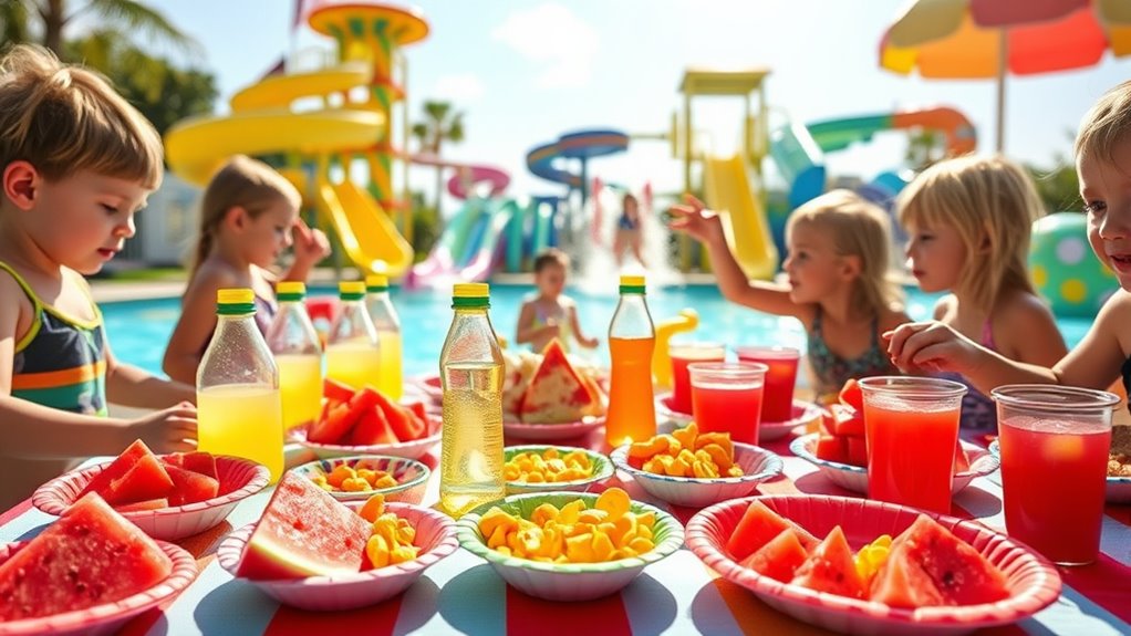 water park snack stations