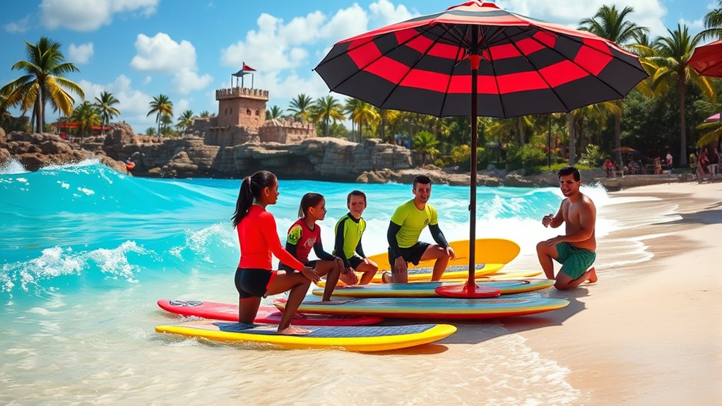 beginner surf lesson safety