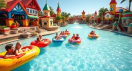 build a raft brick themed water park