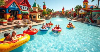 build a raft brick themed water park