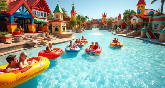 build a raft brick themed water park