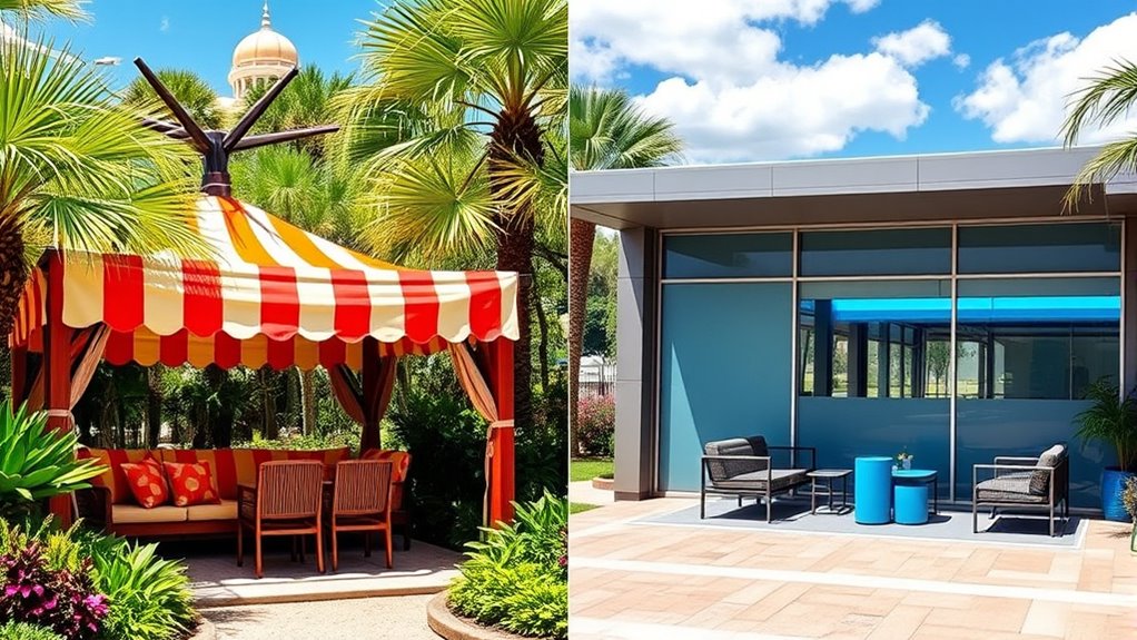 cabanas for relaxing comfort