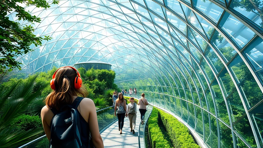 controlling sound in domes