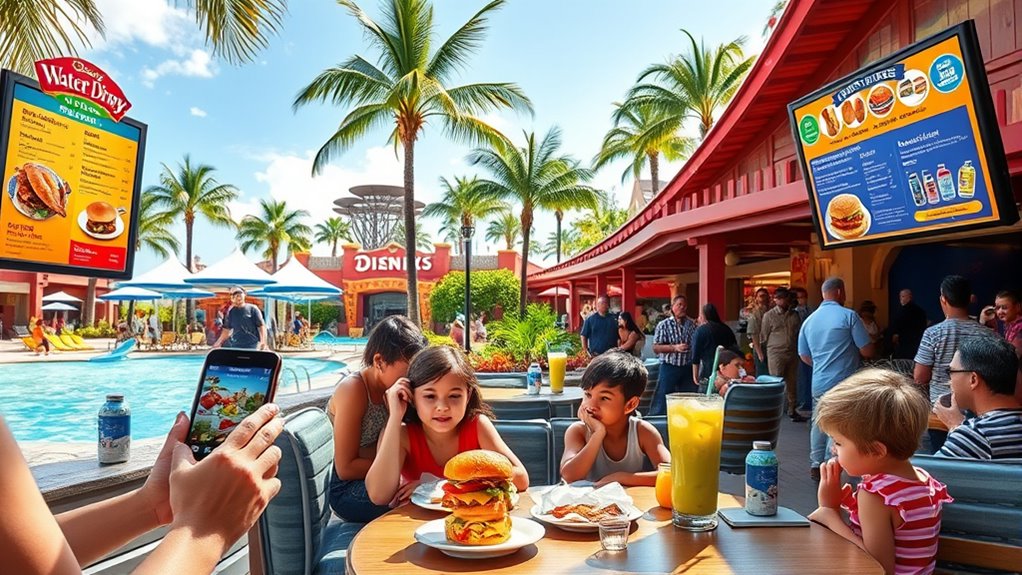 disney water park dining