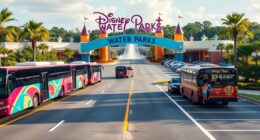 disney water parks transportation