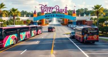 disney water parks transportation