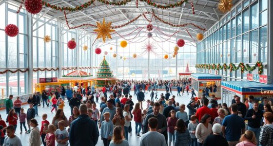indoor park crowd fluctuations
