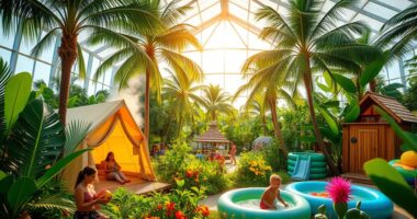 indoor tent camping saunas