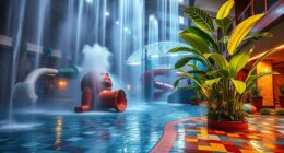 indoor water park humidity