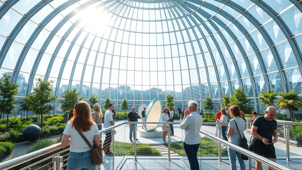 protect ears inside glass domes