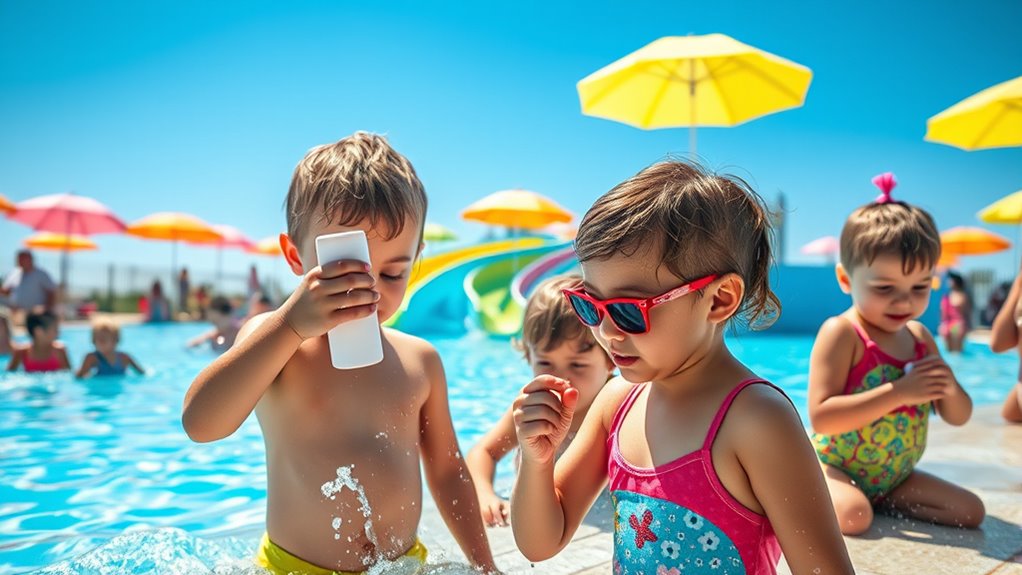 reapply sunscreen regularly outdoors