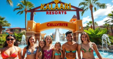 resort check in waterpark access