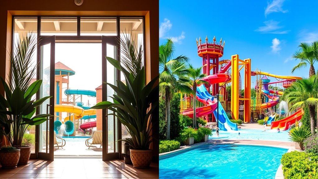 room type waterpark access