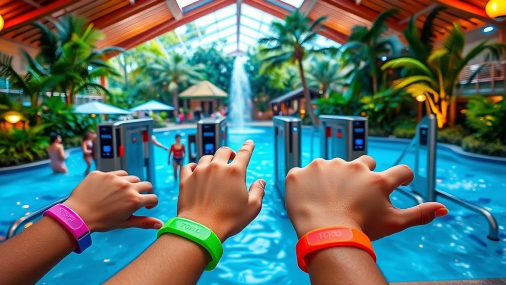 seamless waterpark access technology