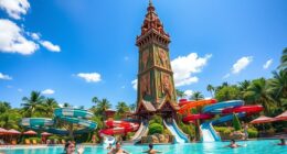 siam park rides themes