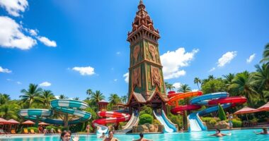 siam park rides themes