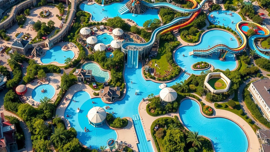 staggered seasonal water park closures