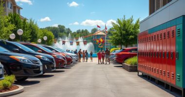 water park parking policies
