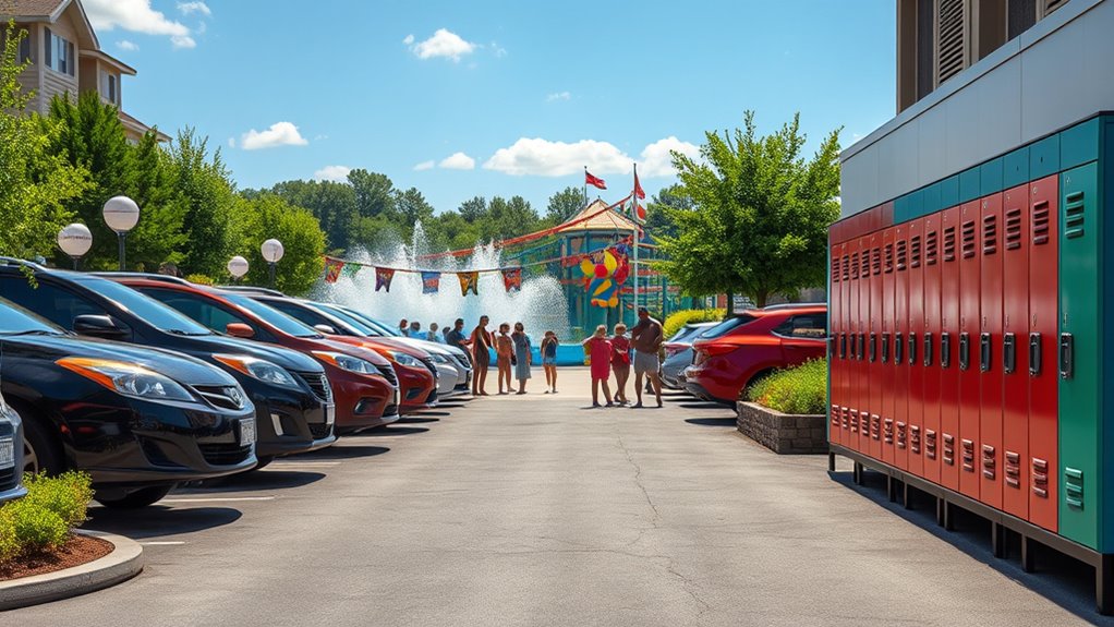 water park parking policies