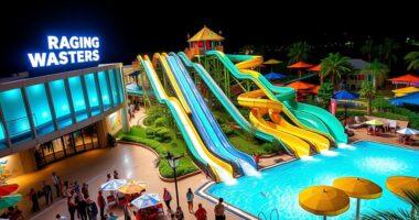 water park slide lineup