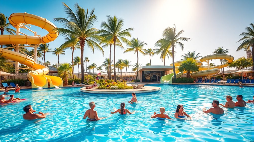 waterpark access and timings