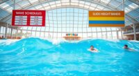 wave schedule and height limits