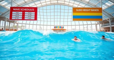 wave schedule and height limits