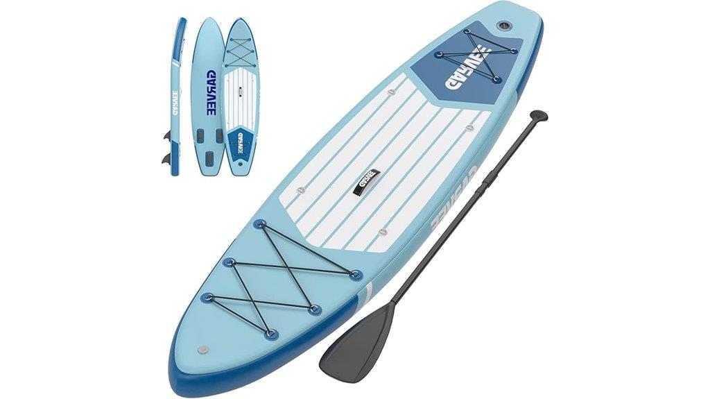 10 6ft peacock blue paddleboard