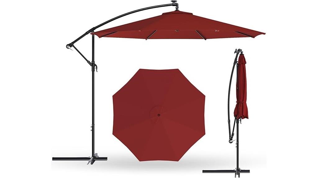 10 foot tilt patio umbrella